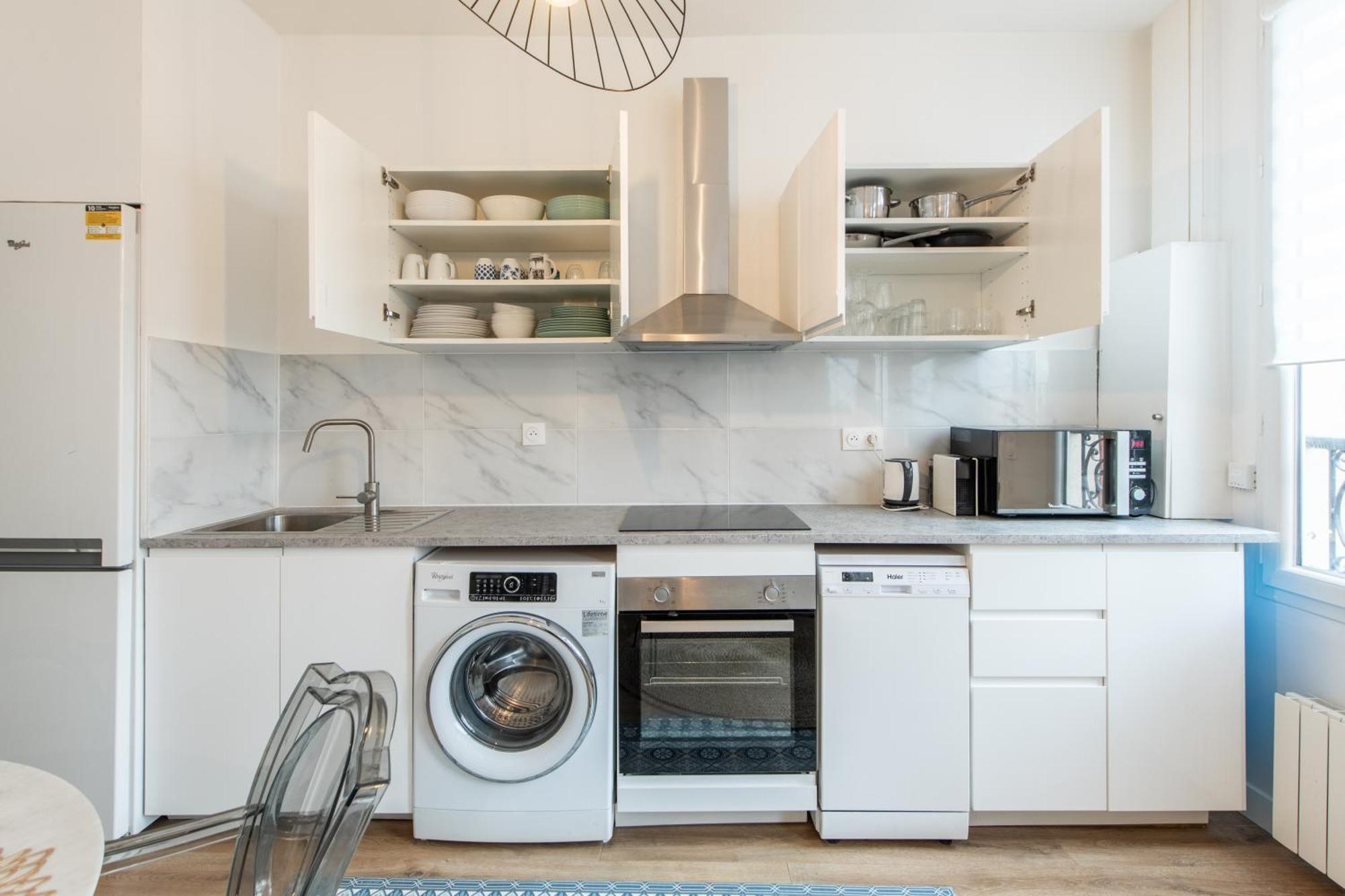 Spacious And Bright 2-Bedroom Large Apartment Very Close To Paris - Near Metro Μπουλόν-Μπιγιανκούρ Εξωτερικό φωτογραφία